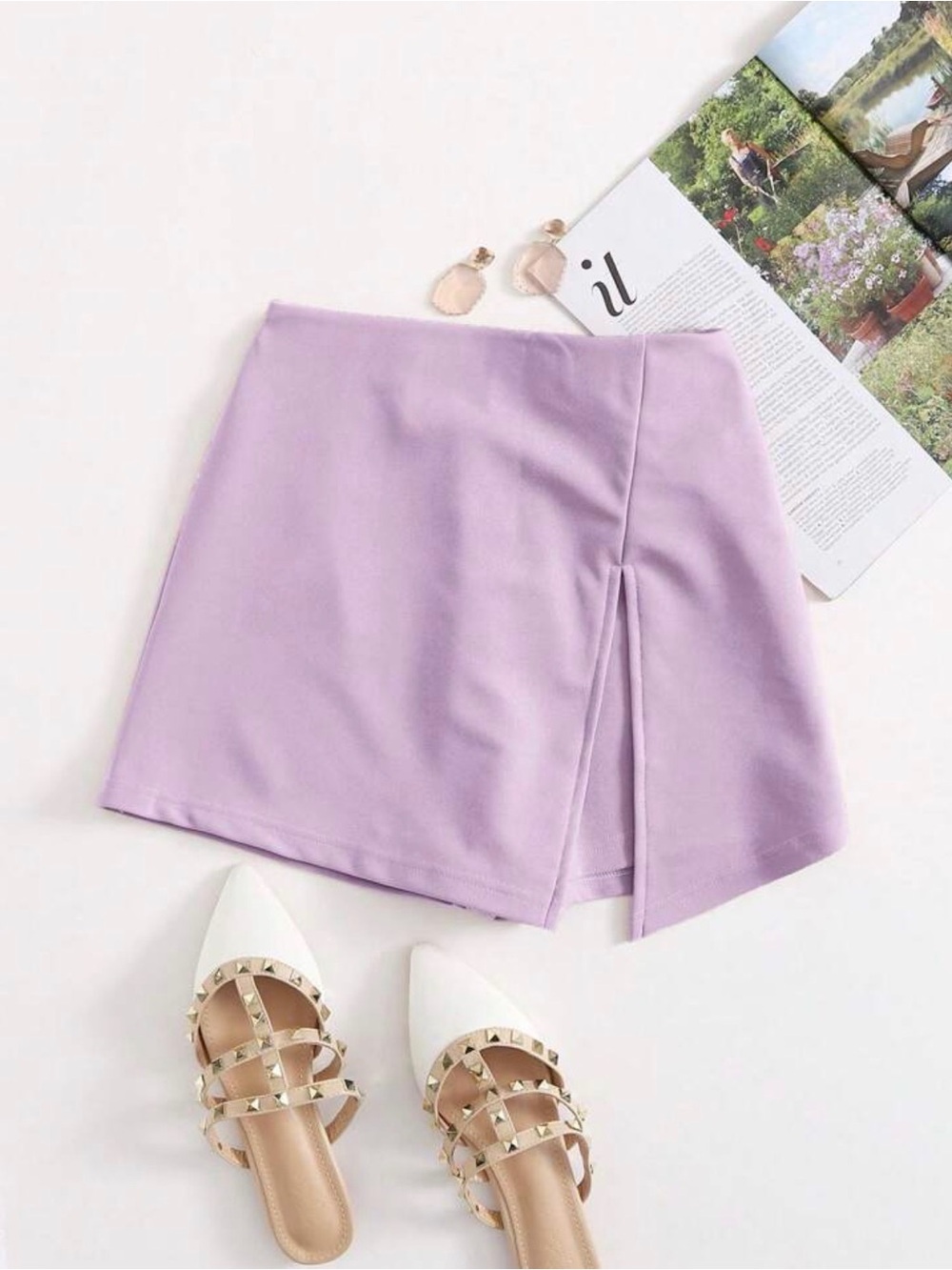 NWOT SHEIN Lilac Women's Skort Shorts